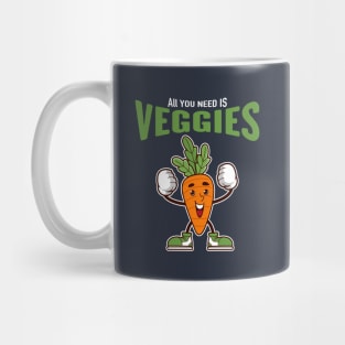 veggie vitality: All you need is veggies Mug